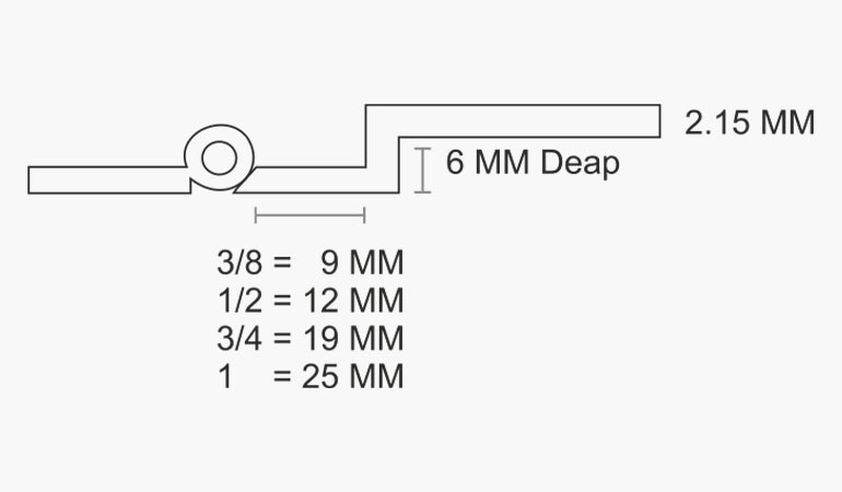 Brass L-Hinges