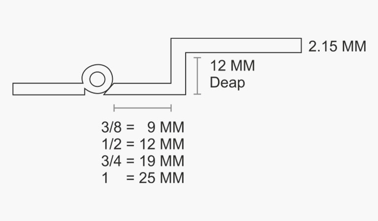 Brass L-Hinges