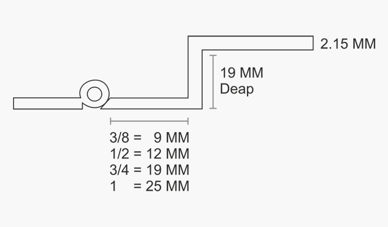 Brass L-Hinges