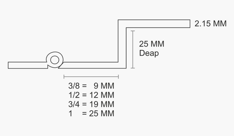 Brass L-Hinges