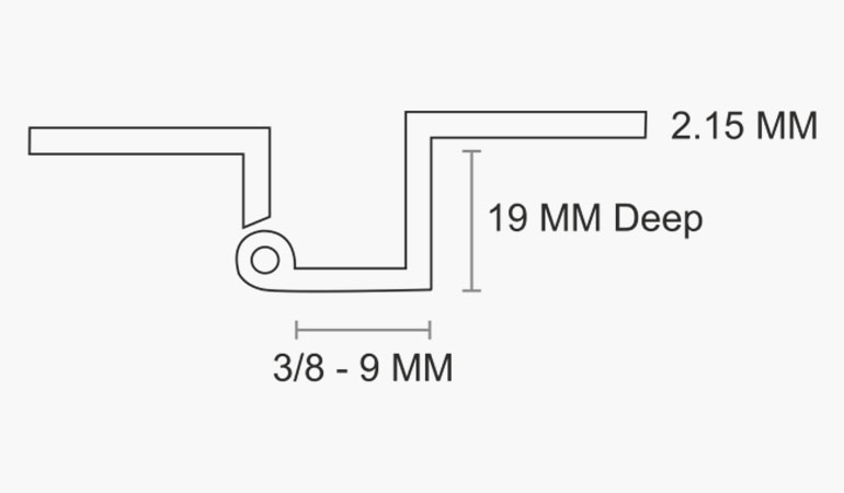 Brass W-Hinges