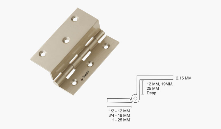 Brass Z-Hinges